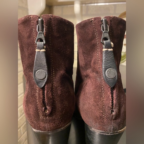 Rag & Bone Newbury Classic Suede Ankle Boots Booties - 8.5 - Picture 7 of 14